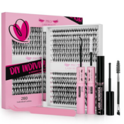 Achieve glamorous lashes from the comfort of your home with this Lash Extension...