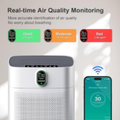 Enjoy cleaner, fresher air in your home today with MORENTO Smart Air Purifier...