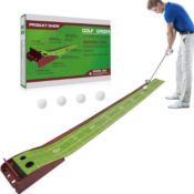 Enjoy endless hours of fun with this Putting Mat for Indoor & Outdoor...