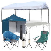 Save on Arrowhead Camping Essentials - Pop-Up Canopy: 10' x 10' Adjustable...