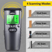 Stud Finder Wall Scanner with 4 in 1 Features and LCD Display $11.99 After...