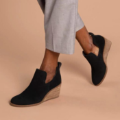 TOMS Shoes: Kallie Wedge Booties $39.97 After Code (Reg. $99.95) + Free...