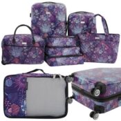 Travelers Club Bella Caronia Jardin Deluxe 7-Piece Luggage and Travel Set...