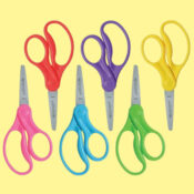 Westcott Pointed Kids Scissors, 5-Inch, Assorted Colors, 6-Pack $3.30 (Reg....