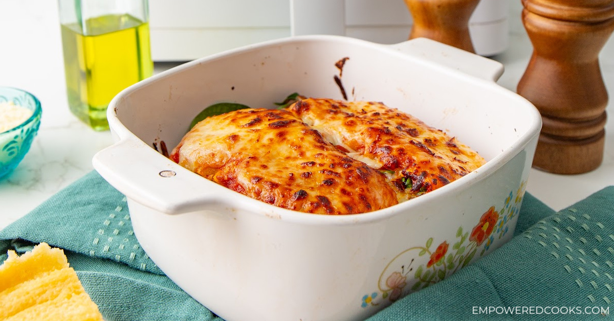 air fryer lasagna for one or two