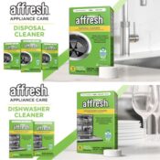 Affresh Garbage Disposal Cleaner 9-Count Tablets & 12-Count Dishwasher...