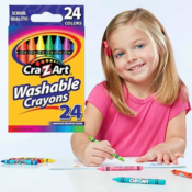 Cra-Z-Art 24-Count Washable Crayons as low as $2.30 Shipped Free (Reg....