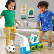 Fisher-Price Electronic Goaldozer Soccer Game Toy with Lights and Sounds...