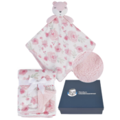 Gerber Baby Super Soft Plush Blanket & XL Security Blanket Gift Set...