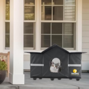 Insulated Large Outdoor Cat Shelter $36 After Coupon + Code (Reg. $60)...