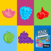 Jolly Rancher Gummies Assorted Fruit Flavored Candy Bag, 13 Oz as low as...