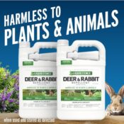 Liquid Fence 1-Gallon Deer & Rabbit Repellent, 2-Pack as low as $30.95...