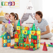 Spark creativity and learning with this Magnetic Tiles Building Blocks,...