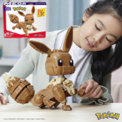 Mega Pokemon Jumbo Eevee Toy 824-Piece Building Kit $35.49 Shipped Free...