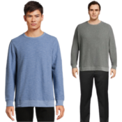 Men’s Long-Sleeve Crewneck Shirt $5.36 (Reg. $15) - Various Colors &...