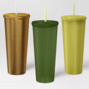 Opalhouse Textured Tumbler with Straw $5 - 4 Colors (Reg. $10) - Resembles...