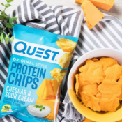 Quest Nutrition Cheddar & Sour Cream Protein Chips 24-Bags as low as...