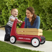 Radio Flyer Classic Wood Push Wagon Walker $60 Shipped Free (Reg. $80)