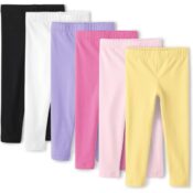 The Children's Place 6-Pack Baby Girls Leggings $12 (Reg. 60) - $2 Each,...