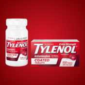 Tylenol 100-Count Extra Strength Pain Relief & Fever Reducer Tablets as...