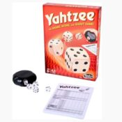 Get ready to roll the dice with Hasbro Yahtzee Classic Dice Game $3.36...