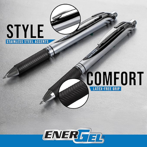 Pentel EnerGel 6-Pack Retractable Liquid Gel Pen, Medium Line as low as $7.01 Shipped Free (Reg. $21.60) - $1.17/Pen