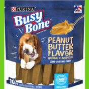 Purina Busy Bone Dog Chews for Small/Medium Breed, Peanut Butter Flavor,...