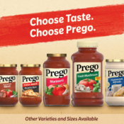 Save Extra 21% on Prego Pasta Sauce - Prego 12 Count Marinara Sauce, 23...