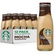 Starbucks 12-Pack Mocha Frappuccino as low as $21.56 Shipped Free (Reg....