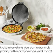 Chefman Countertop Nonstick Electric Everything Maker & Pizza Oven $34.99...