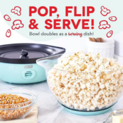 Prime Member Exclusive! DASH SmartStore Deluxe Stirring Popcorn Maker for...