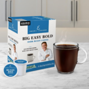 Emeril Big Easy Bold Dark Roast Coffee, 96-Count K-Cup Pods as low as $29.74...