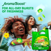 Gain + Aroma Boost Original Scent Laundry Detergent Liquid, 154 Oz as low...