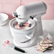 KitchenAid Ice Cream Maker Attachment w/ Ice Cream Scoop $62 After Code...