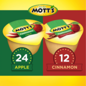 Mott’s Applesauce 36-Count Apple & Cinnamon Variety Pack as low as $9...