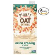 Planet Oat Oatmilk, Extra Creamy, 6-Pack as low as $11.40 Shipped Free...