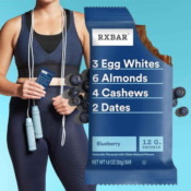 Enjoy Wholesome Goodness with RXBAR 12-Count Protein Bars, Blueberry as...