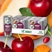 V8 +Energy 24-Pack Black Cherry Juice Energy Drink as low as $10.96 After...