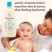 Aveeno Baby Sensitive Skin Bubble Bath, 19.2 Oz as low as $6.17 After Coupon...