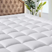 Bedding Quilted Fitted Twin XL Mattress Pad $28.79 (Reg. $45.99)