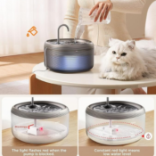 Keep Your Cat Hydrated in Style with this Cat Water Fountain for just $17.99...