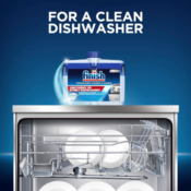 Finish Dual Action Grease & Limescale Dishwasher Cleaner, Fresh Scent,...