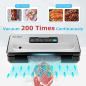 Keep food fresh with this Food Vacuum Sealer Machine 10-In-1 with Bag Storage(Up...