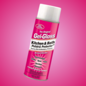 Restore luster to surfaces with this Gel Gloss Kitchen and Bath Polish...