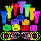 Glow Sticks, 144-Count $8.99 Grab for Halloween! (Reg. $20) - 6¢/Stick,...