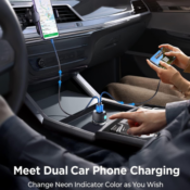 Charge On-the-Go with JOYROOM 2-Port Super Fast Car Phone Charger for just...