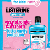 Listerine 3-Pack Kids' Anticavity Fluoride Mouthwash, Bubble Blast as low...