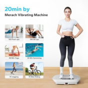 Transform Your Fitness Routine with the MERACH Vibration Plate Exercise...