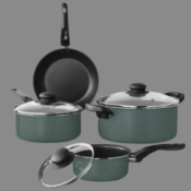 Mainstays 7-Piece Non-Stick Cookware Set $14.97 (Reg. $18)