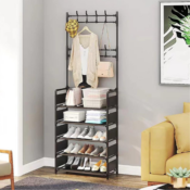 Keep Your Daily Essentials Easily Accessible with Metal 5 Tier Shoe and...